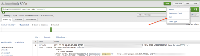 7、實(shí)時(shí)監控500頁(yè)面